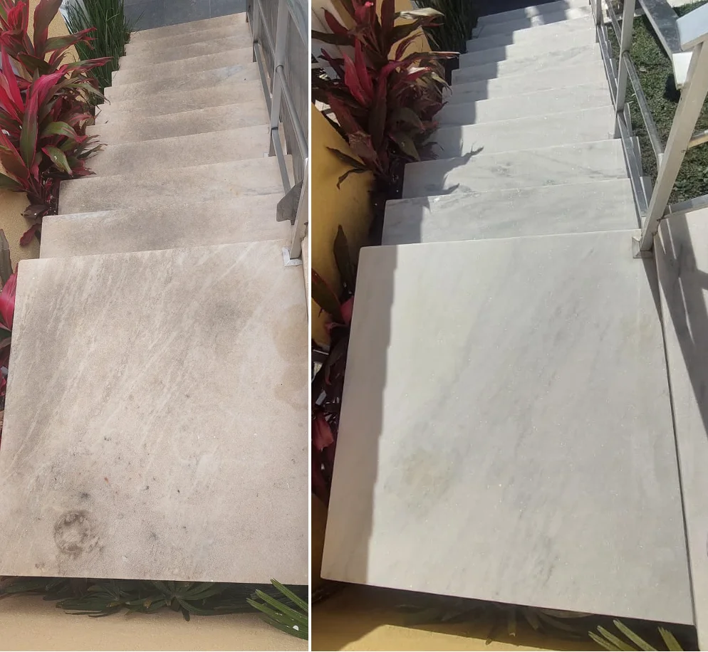 Restauração de mármore e granito
